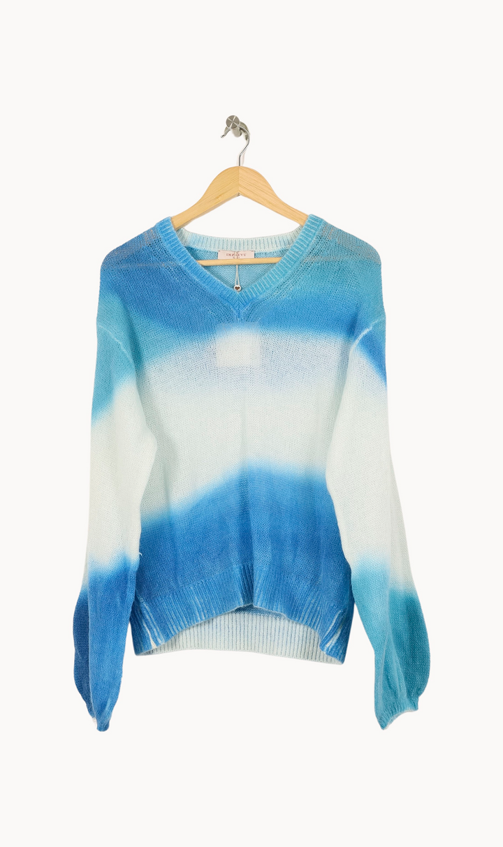 Pull Bleu et Blanc - Taille XL/42 de la marque Imprevu | PARAD33951 - Vendu par Paradigme - Image 2
