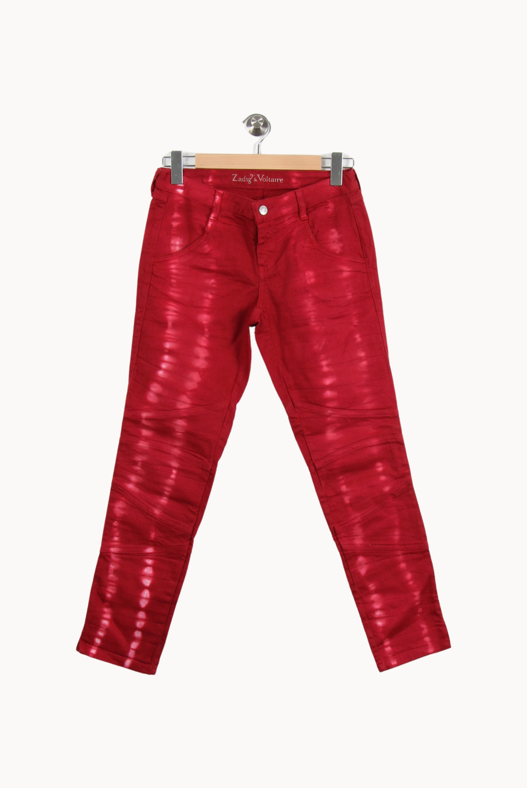 Jean Rouge - Taille S/36 de la marque Zadig&Voltaire | PARAD50413 - Vendu par Paradigme - Image 2