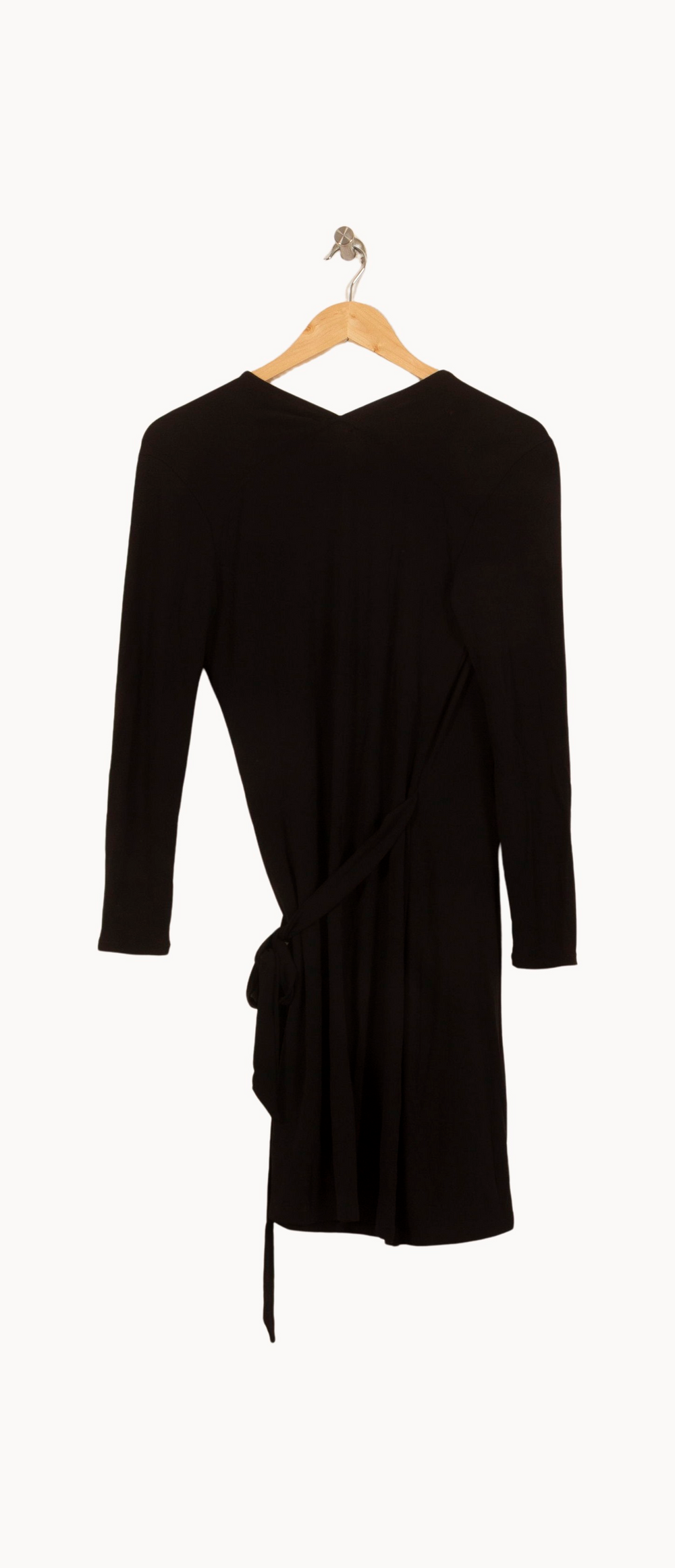 Robe Portefeuille Noire - Taille S/36 de la marque Filippa K | PARAD63458 - Vendu par Paradigme - Image 4