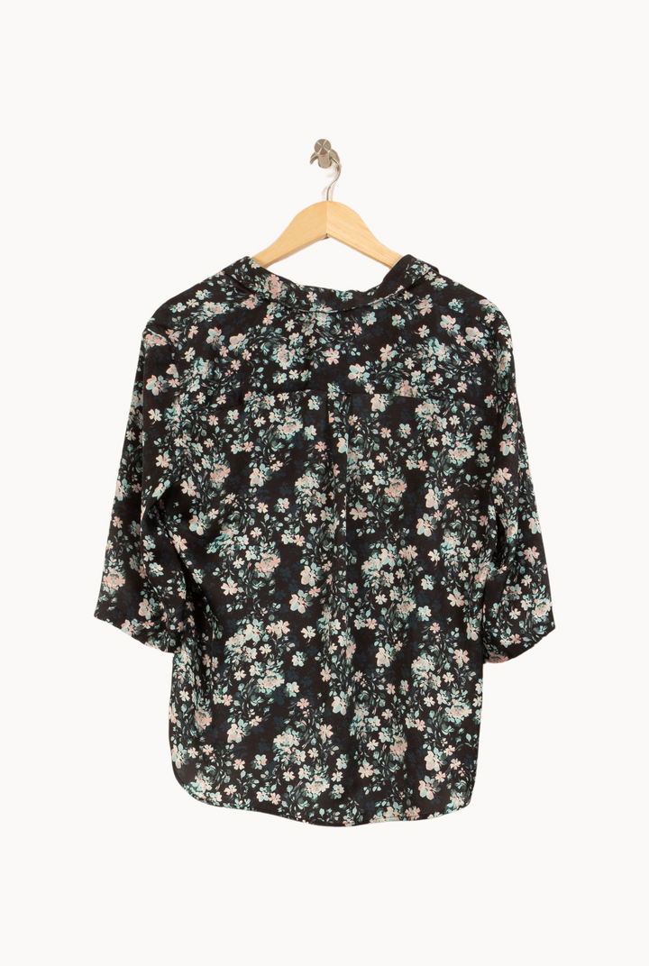 Blouse Noire et Fleurie - Taille M/38 de la marque ZAPA | PARAD45927 - Vendu par Paradigme - Image 4