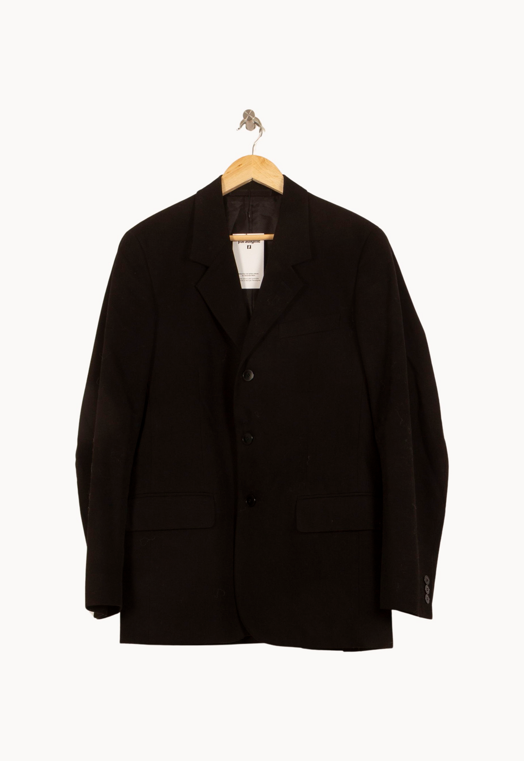 Veste Noire - Taille M/38 de la marque Agnès b. | PARAD45981 - Vendu par Paradigme - Image 2