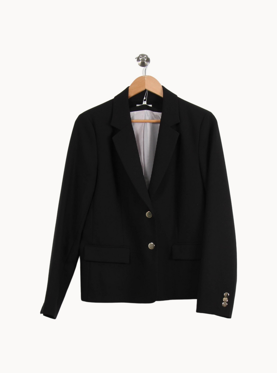Blazer Noir - Taille XL/42 de la marque Caroll | PARAD67233 - Vendu par Paradigme - Image 2