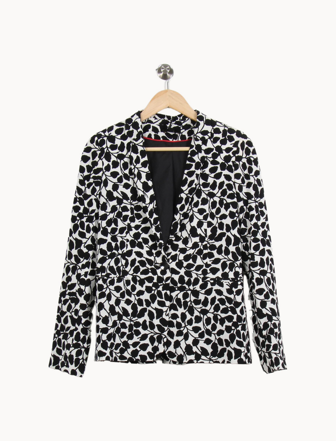 Veste de tailleur Noire et Blanche - Taille S/36 de la marque Maison 123 | PARAD53147 - Vendu par Paradigme - Image 2