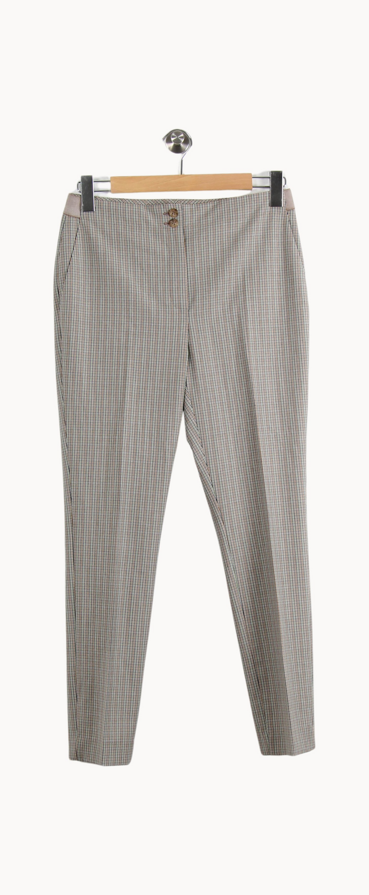 Pantalon À Carreaux Multicolore - Taille M/38 de la marque Caroll | PARAD66549 - Vendu par Paradigme - Image 2