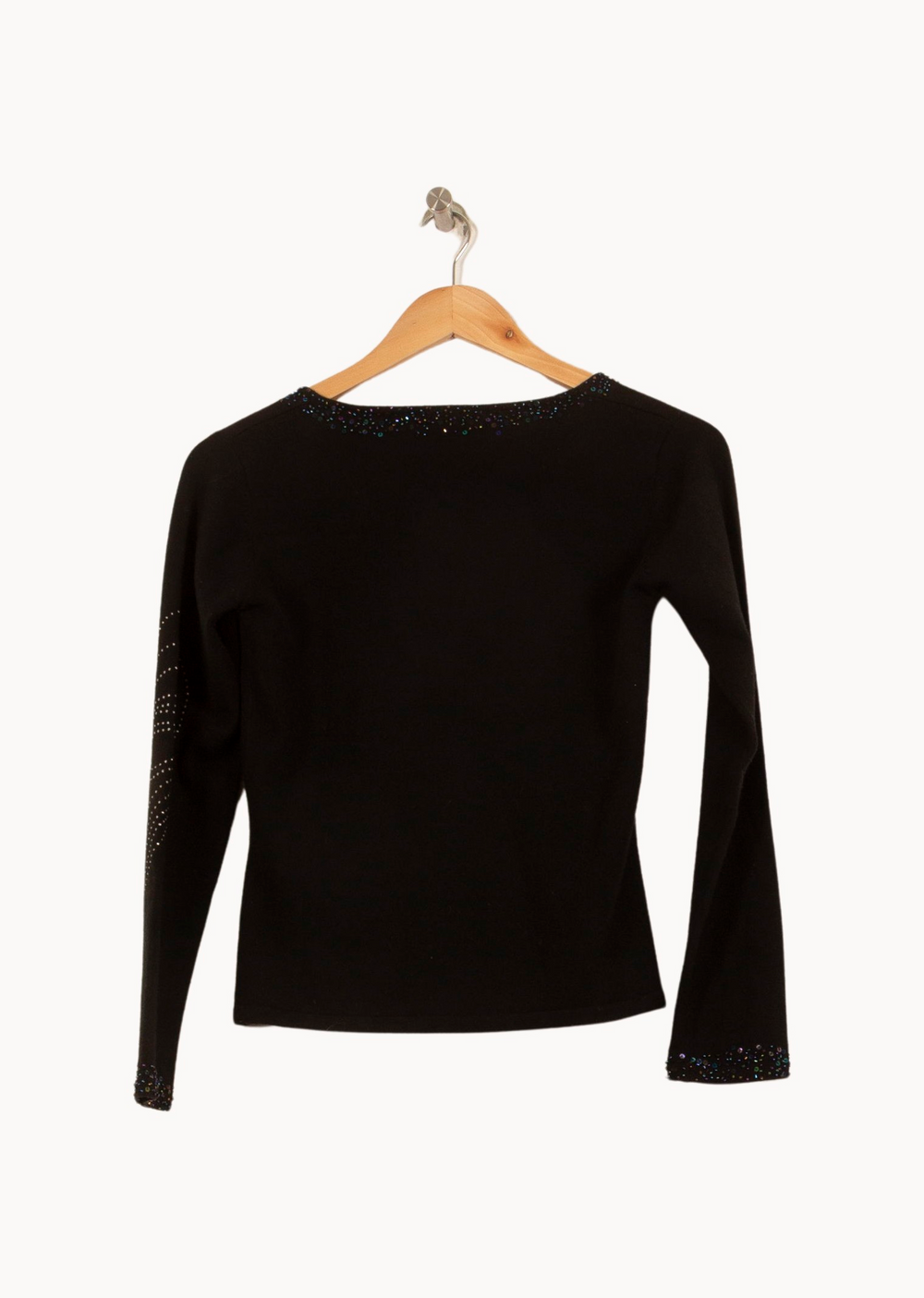 Pull Noir - Taille XS/34 de la marque Maison 123 | PARAD39647 - Vendu par Paradigme - Image 4