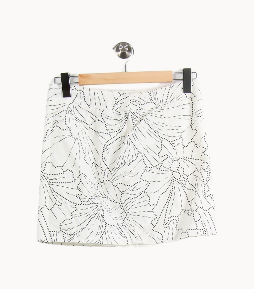 Jupe Courte Blanche et Noire - Taille M/38 de la marque Modetrotter | PARAD65192 - Vendu par Paradigme - Image 2