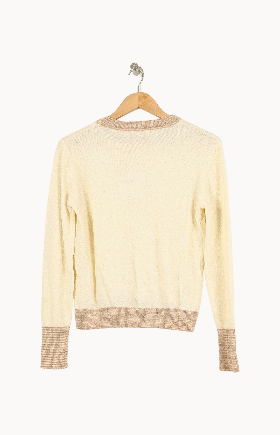Pull Beige et Écru - Taille XS/34 de la marque Imprevu | PARAD67590 - Vendu par Paradigme - Image 4