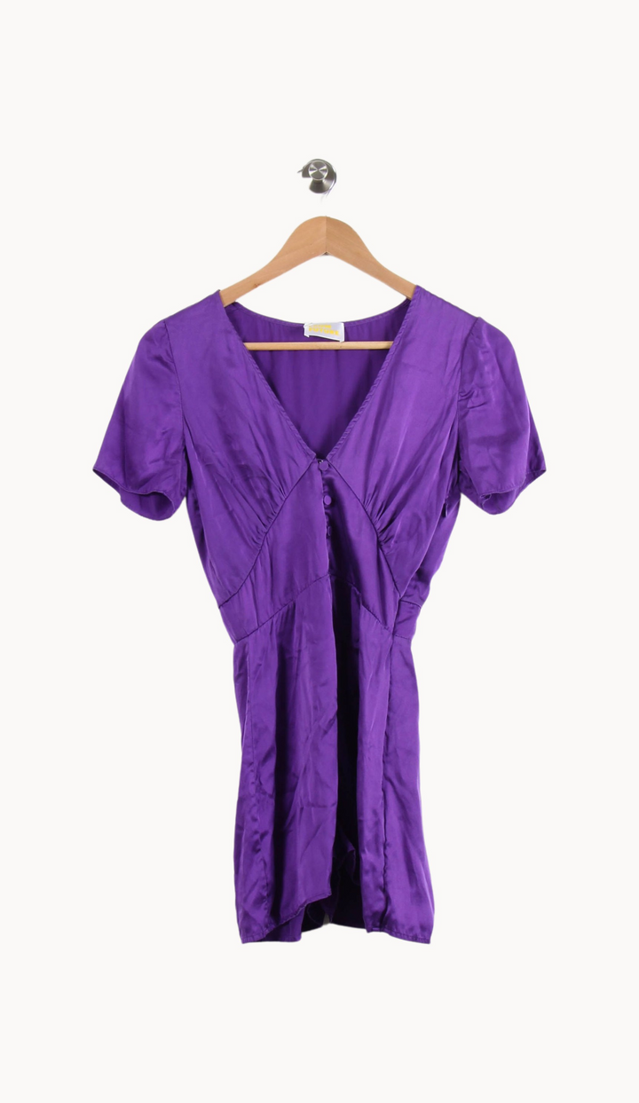 Combishort Violette - Taille S/36 de la marque From Future | PARAD66944 - Vendu par Paradigme - Image 2