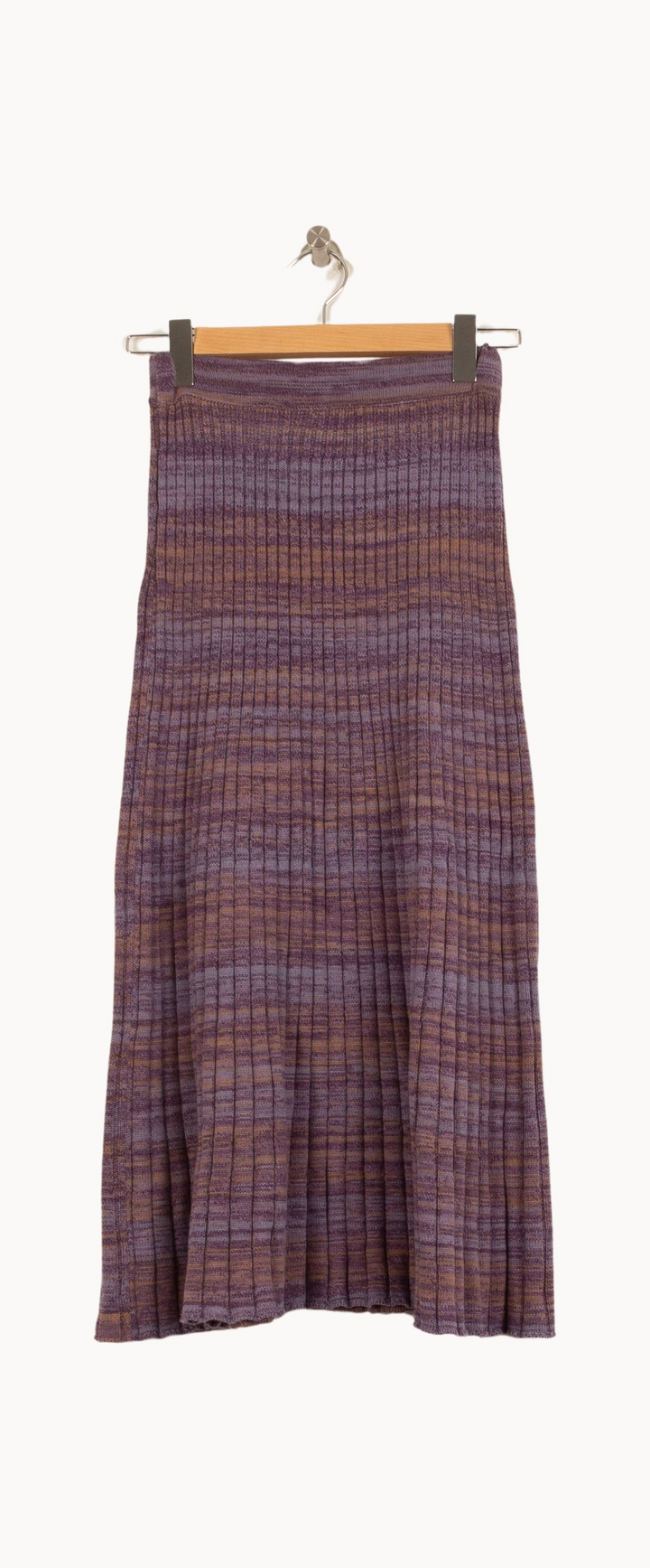 Jupe Longue Violet et Marron - Taille S/36 de la marque Sessùn | PARAD39462 - Vendu par Paradigme - Image 4