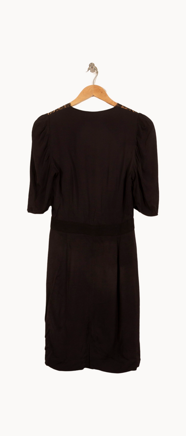 Robe Courte Noire - Taille M/38 de la marque Sandro | PARAD46001 - Vendu par Paradigme - Image 4