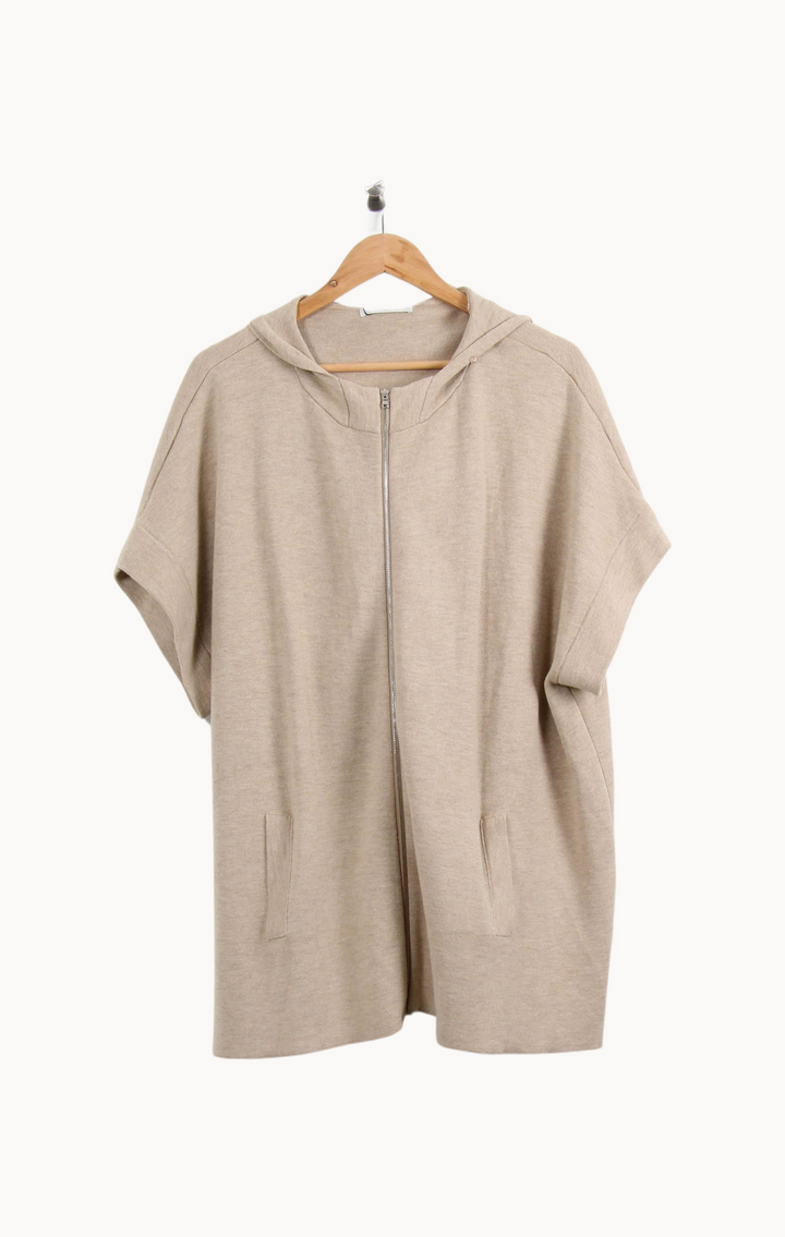 Veste à Capuche Beige - Taille S/36 de la marque ZAPA | PARAD55459 - Vendu par Paradigme - Image 2