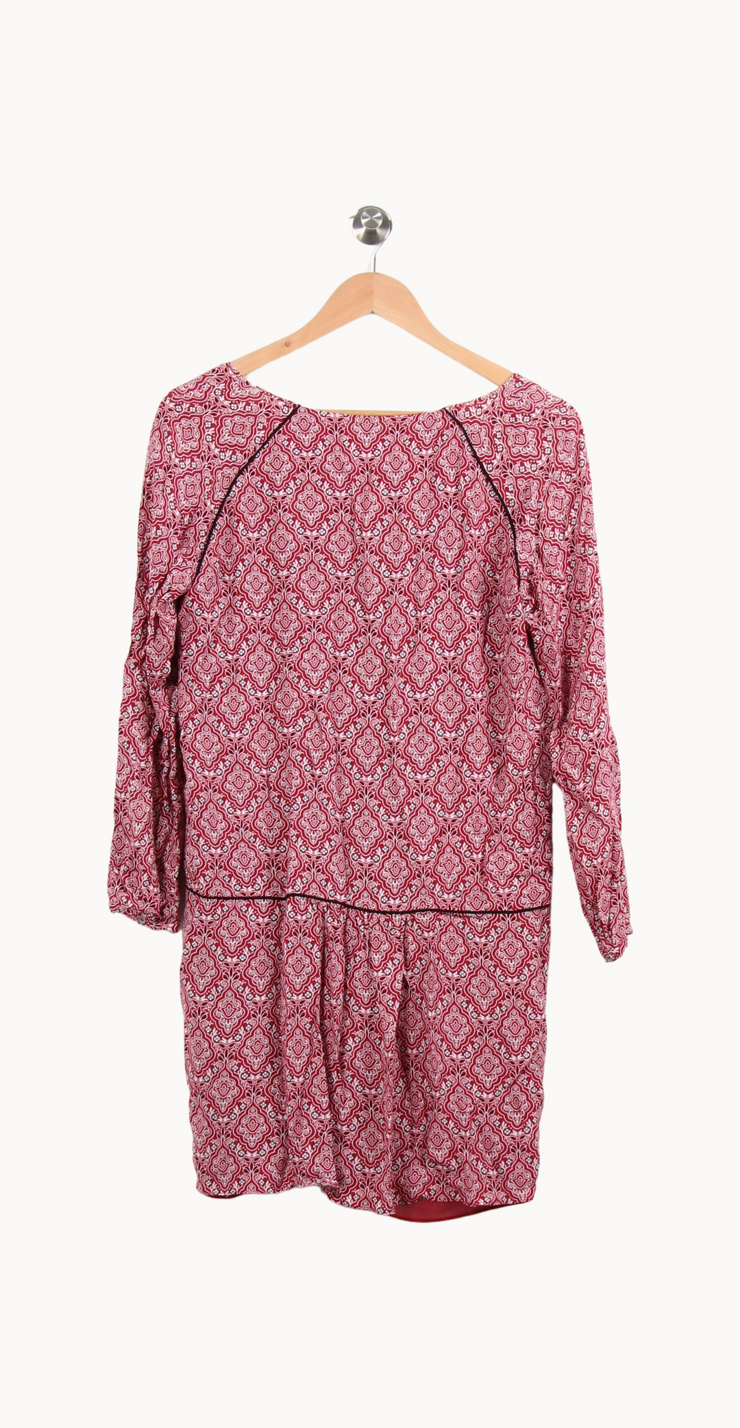Robe Imprimée Bordeaux - Taille S/36 de la marque Sud express | PARAD53537 - Vendu par Paradigme - Image 4
