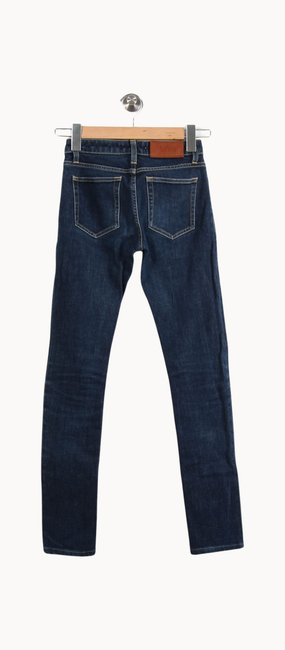 Jean Slim Bleu - Taille XS/34 de la marque Acne Studios | PARAD66987 - Vendu par Paradigme - Image 4