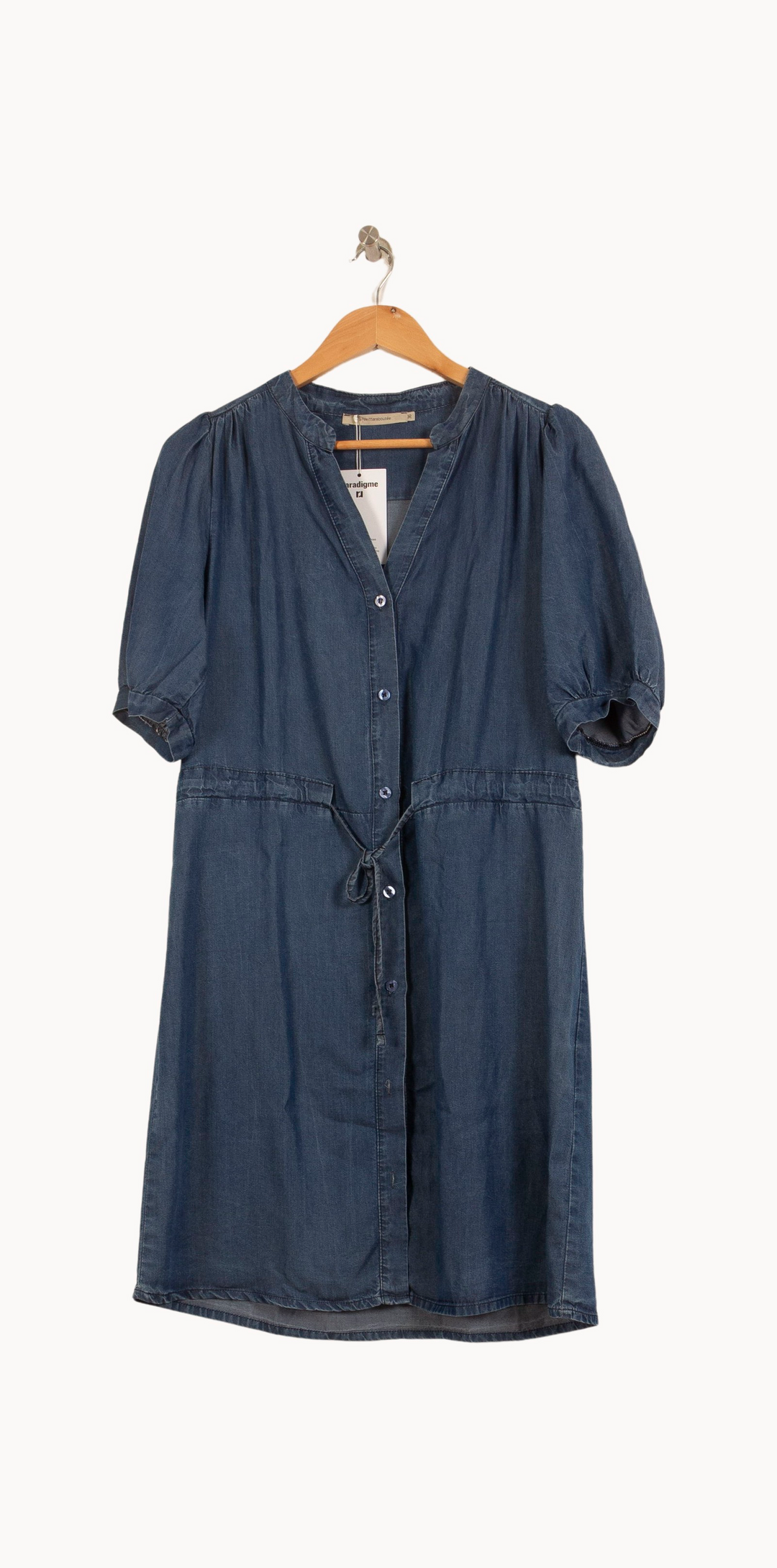 Robe Chemise Bleue - Taille S/36 de la marque La Fée Maraboutée | PARAD65027 - Vendu par Paradigme - Image 2