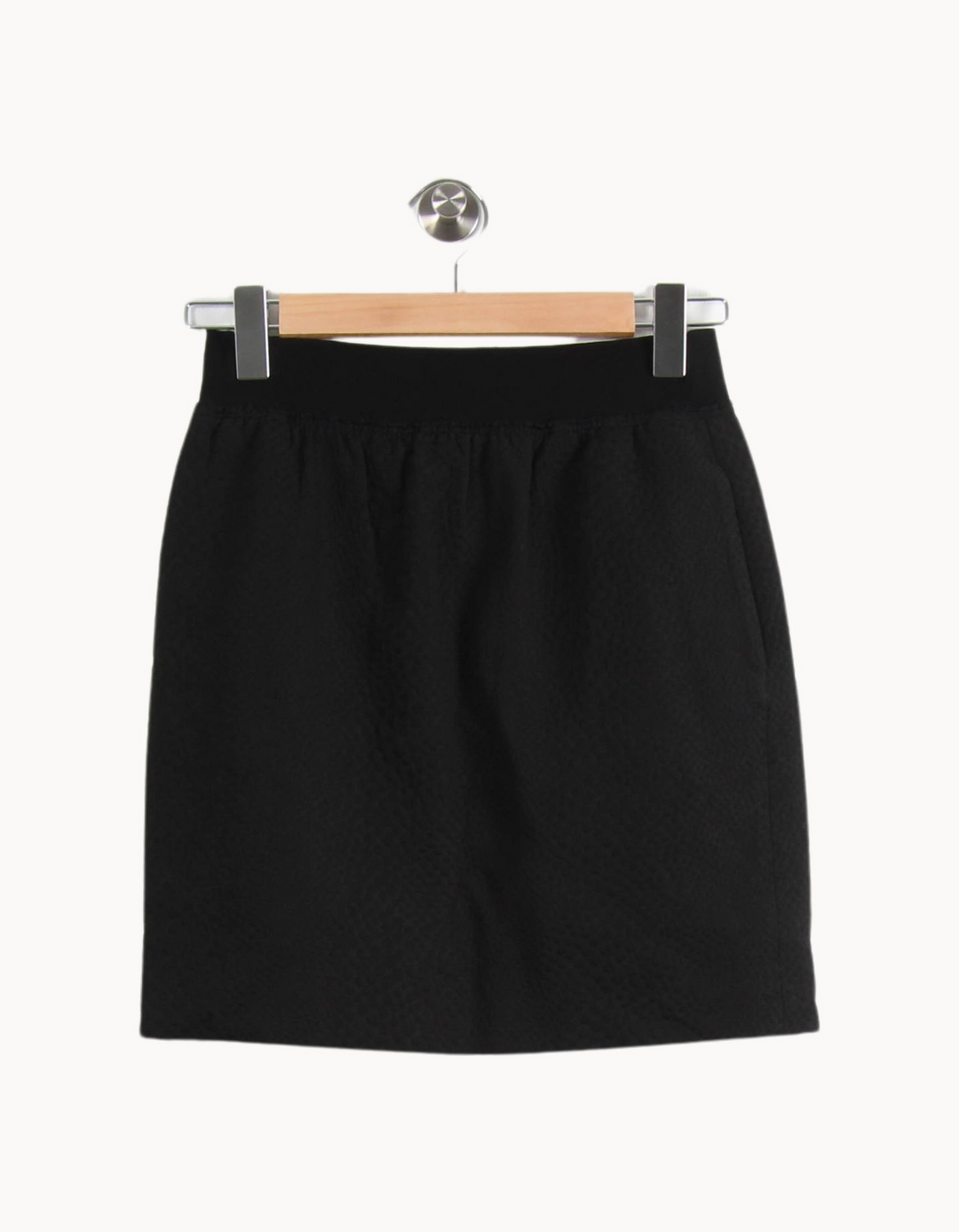 Jupe Courte Noire - Taille XS/34 de la marque Comptoir des Cotonniers | PARAD39622 - Vendu par Paradigme - Image 4
