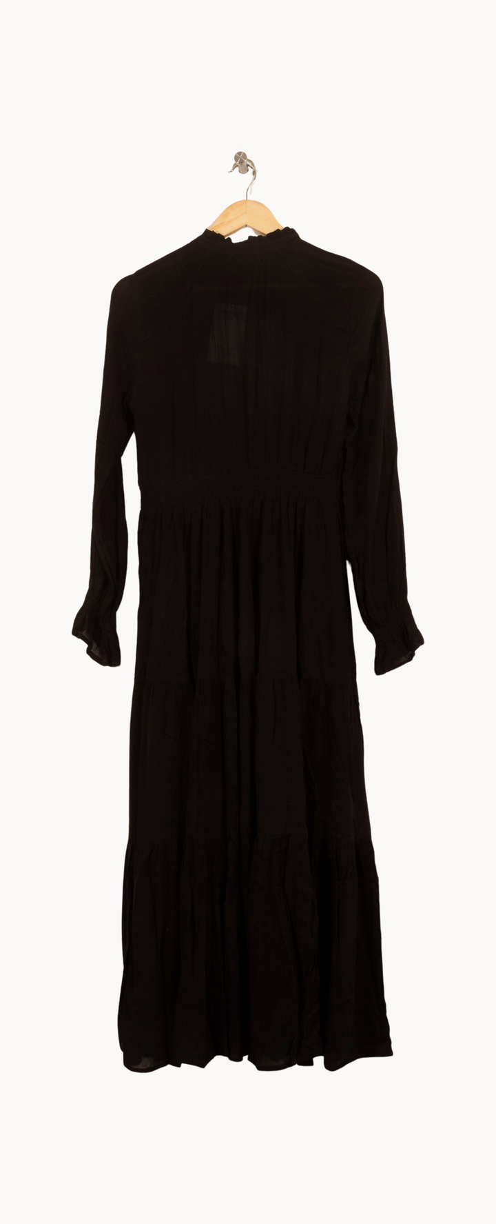 Robe Longue Noire - Taille M/38 de la marque Caroll | PARAD45054 - Vendu par Paradigme - Image 4