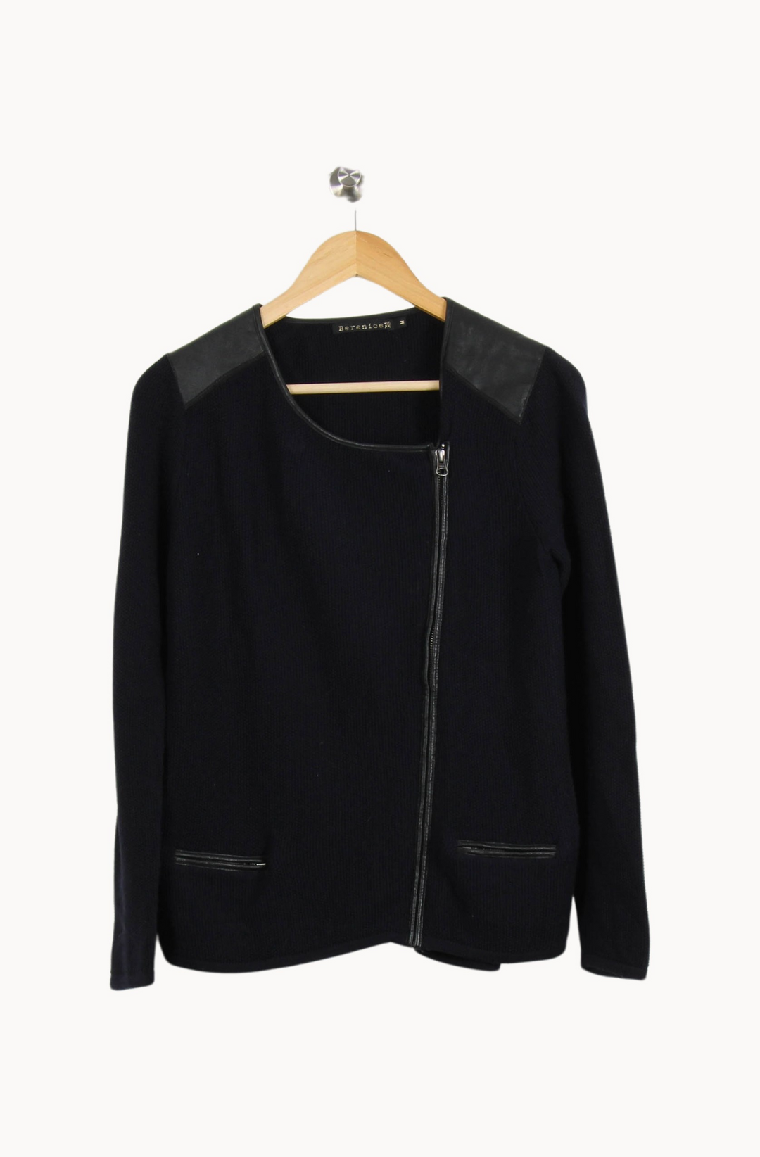 Gilet Bleu et Noir - Taille L/40 de la marque Bérénice | PARAD53727 - Vendu par Paradigme - Image 2