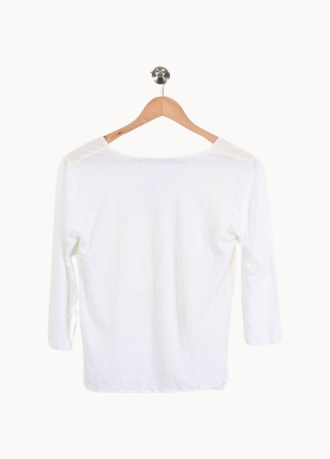 Blouse Blanche - Taille L/40 de la marque Sandro | PARAD65100 - Vendu par Paradigme - Image 4