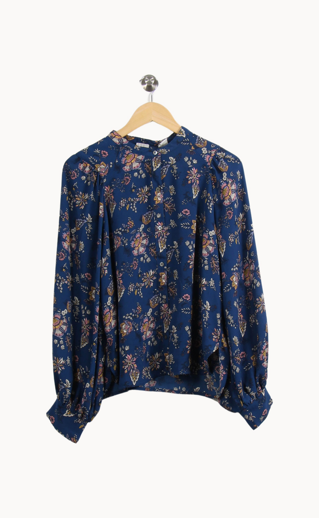 Blouse Fleurie Bleue - Taille L/40 de la marque Levi's | PARAD44946 - Vendu par Paradigme - Image 2