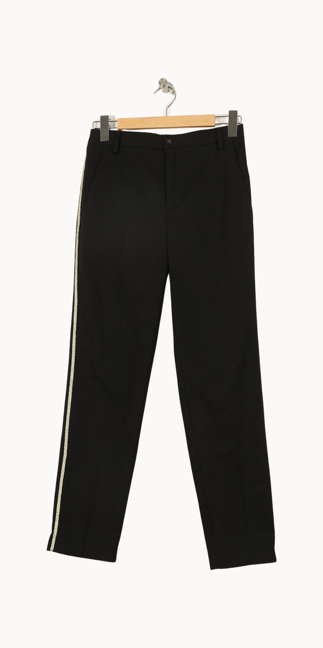 Pantalon Noir et Doré - Taille S/36 de la marque Zadig&Voltaire | PARAD51449 - Vendu par Paradigme - Image 2
