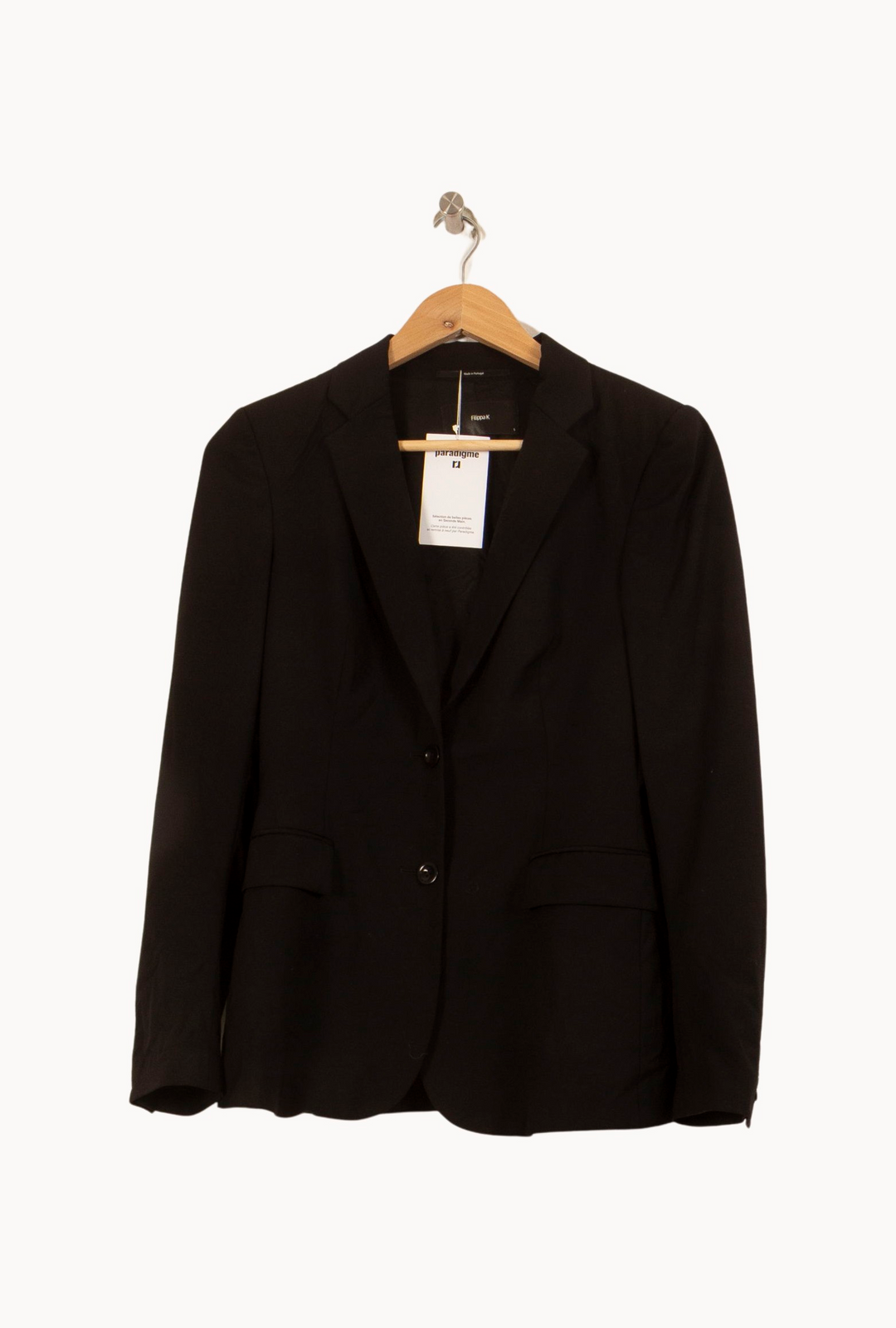 Veste Noire - Taille XS/34 de la marque Filippa K | PARAD63483 - Vendu par Paradigme - Image 2