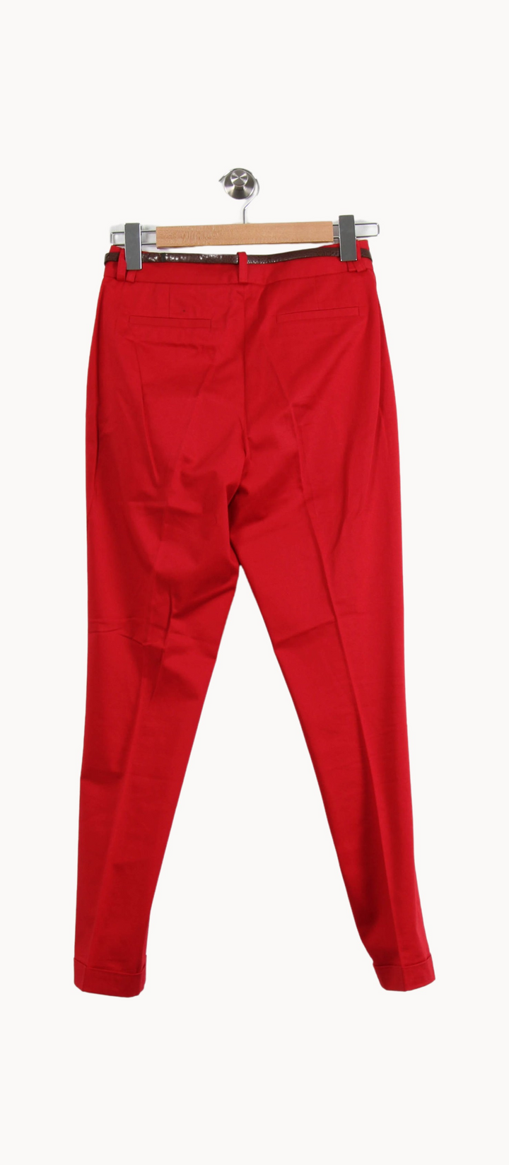 Pantalon Rouge - Taille S/36 de la marque Caroll | PARAD67283 - Vendu par Paradigme - Image 4