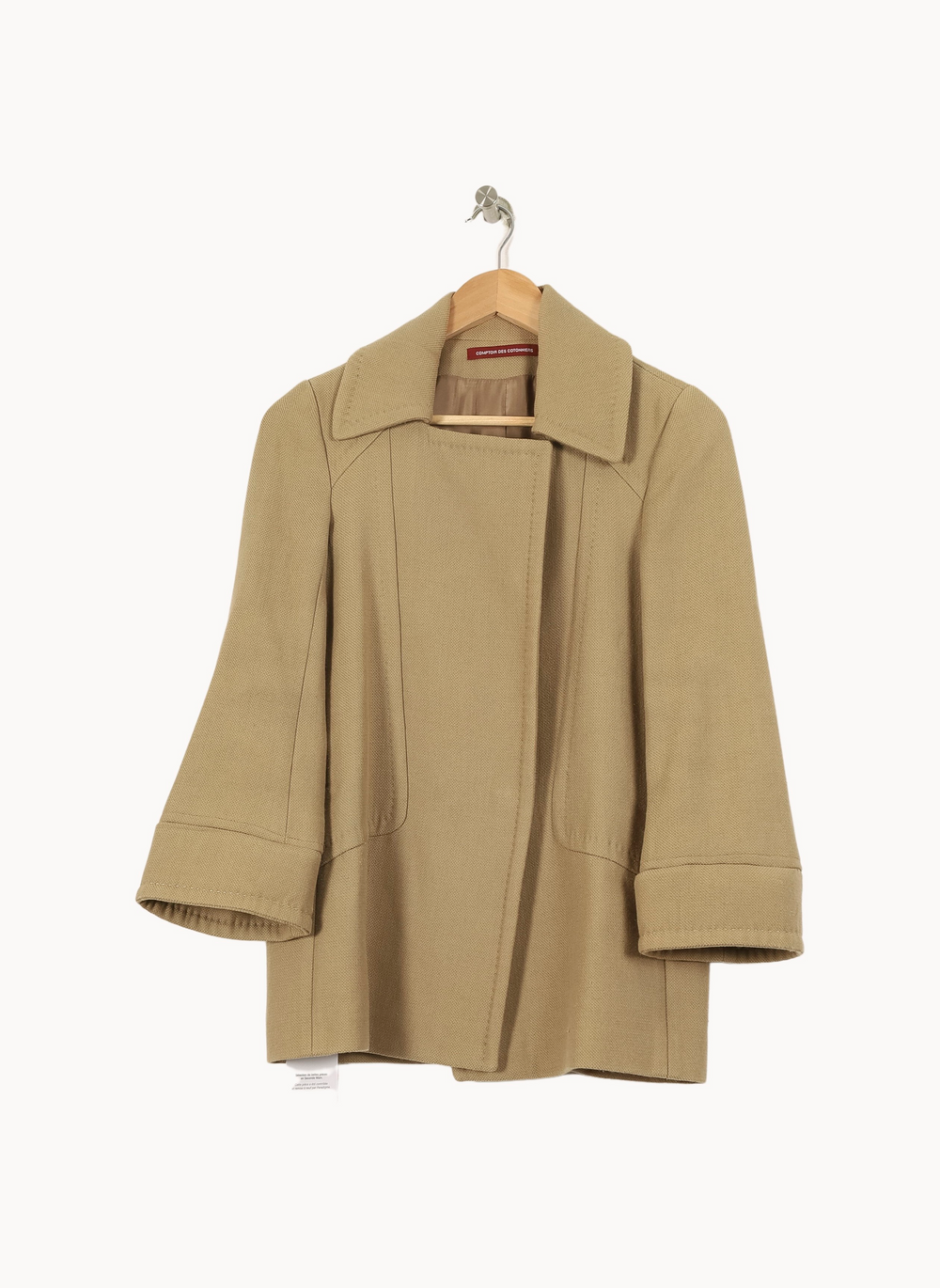 Manteau Beige - Taille XS/34 de la marque Comptoir des Cotonniers | PARAD67826 - Vendu par Paradigme - Image 2
