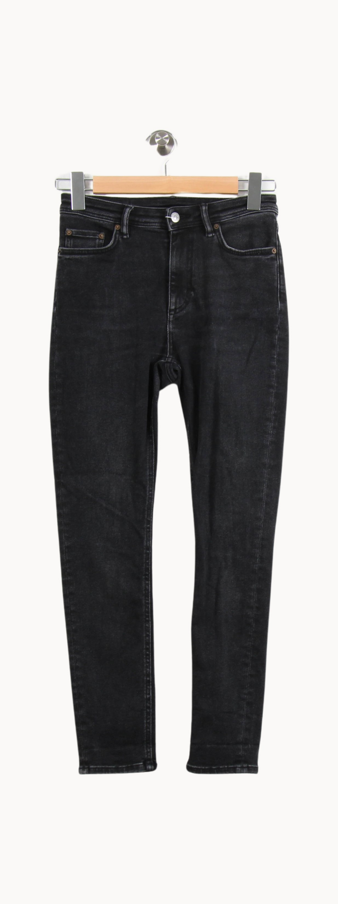 Jean Slim Gris - Taille XS/34 de la marque Acne Studios | PARAD65148 - Vendu par Paradigme - Image 2