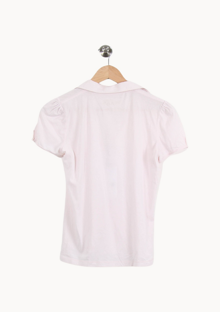 Polo Rose - Taille M/38 de la marque Caroll | PARAD55255 - Vendu par Paradigme - Image 4