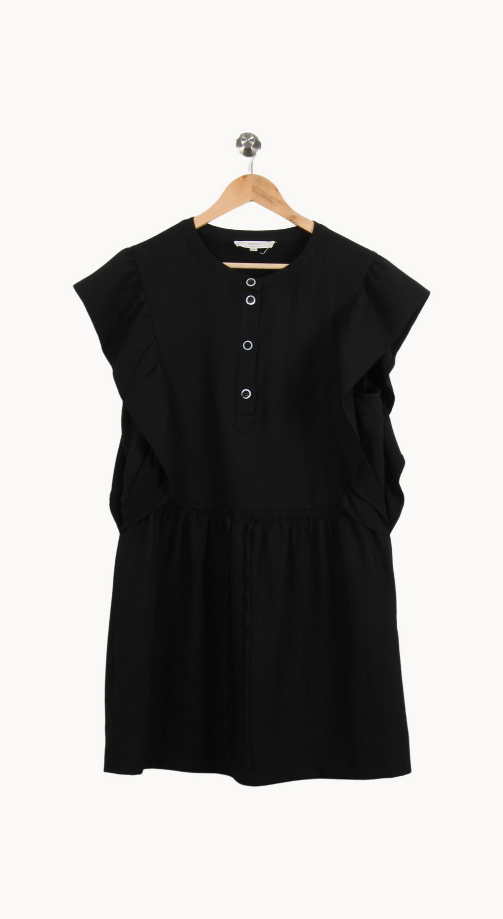 Robe Noire - Taille L/40 de la marque Vanessa Bruno - Athé | PARAD50971 - Vendu par Paradigme - Image 2