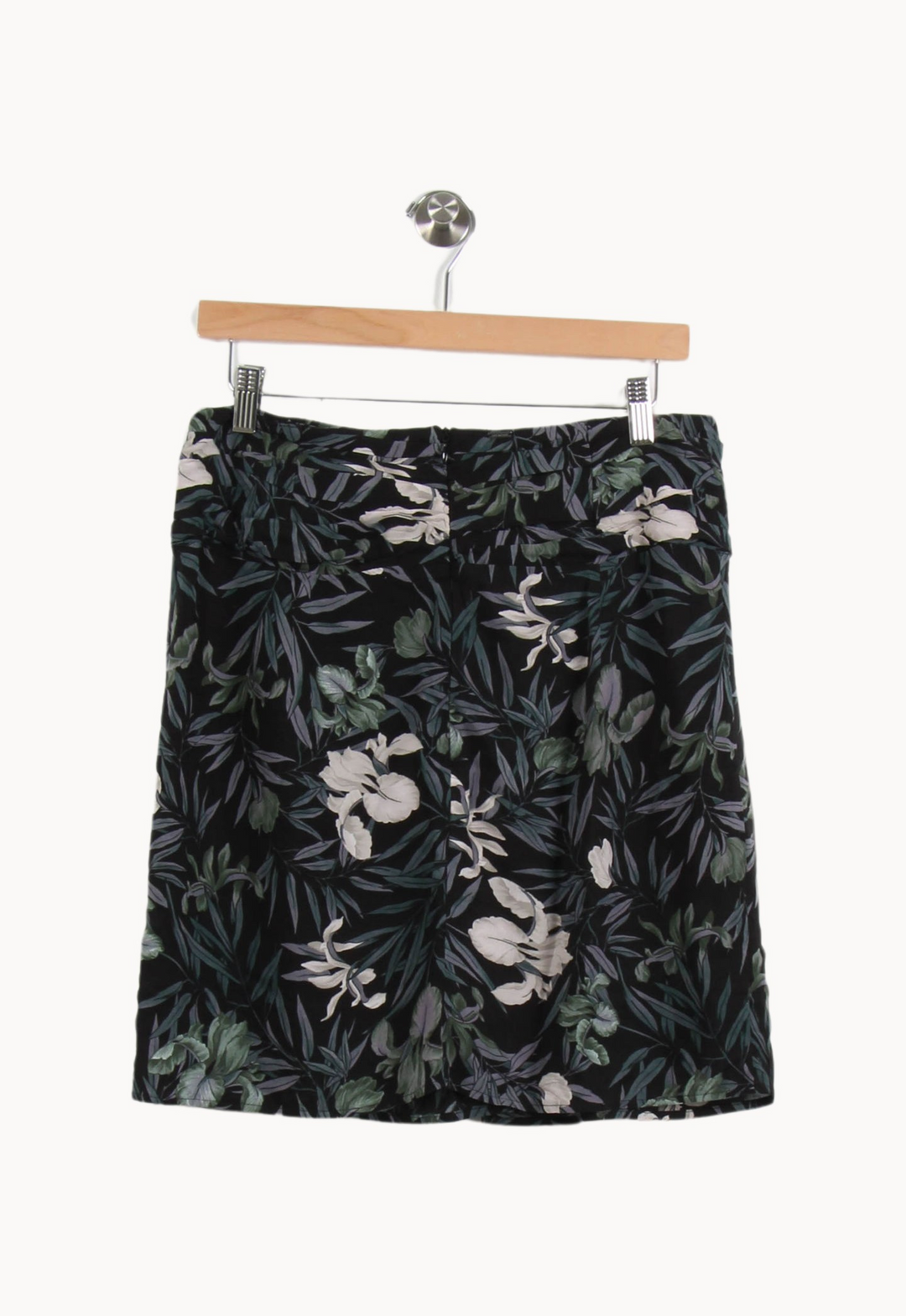 Jupe à fleurs noire et verte - Taille L/40 de la marque IKKS | PARAD62295 - Vendu par Paradigme - Image 4