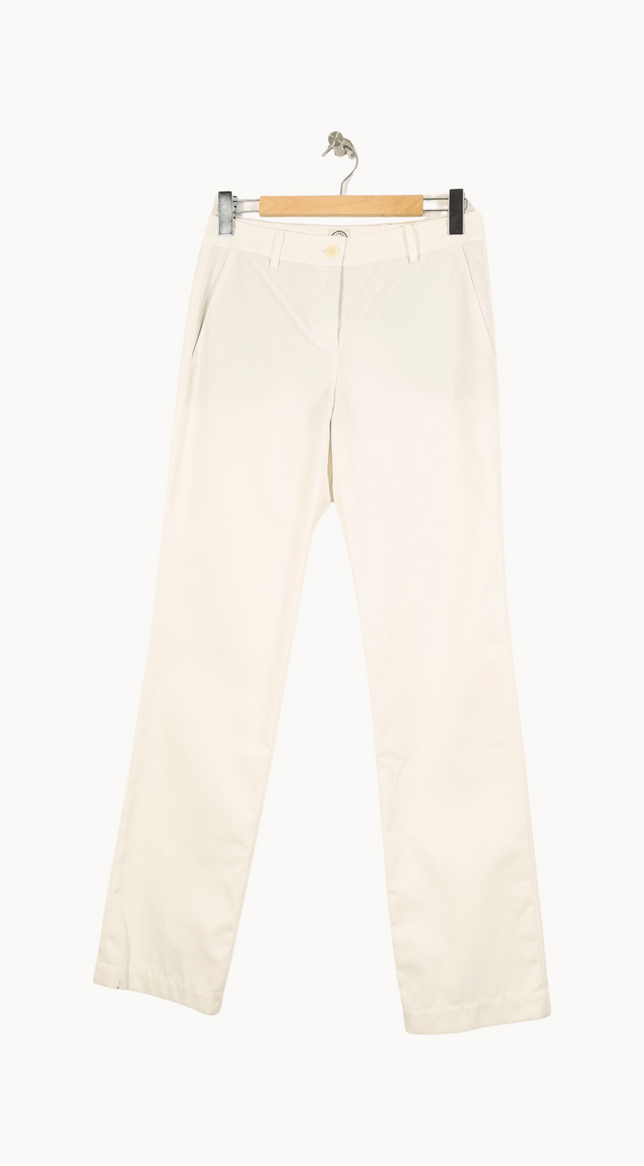 Pantalon Droit Blanc - Taille M/38 de la marque Ines de la Fressange Paris | PARAD67924 - Vendu par Paradigme - Image 2