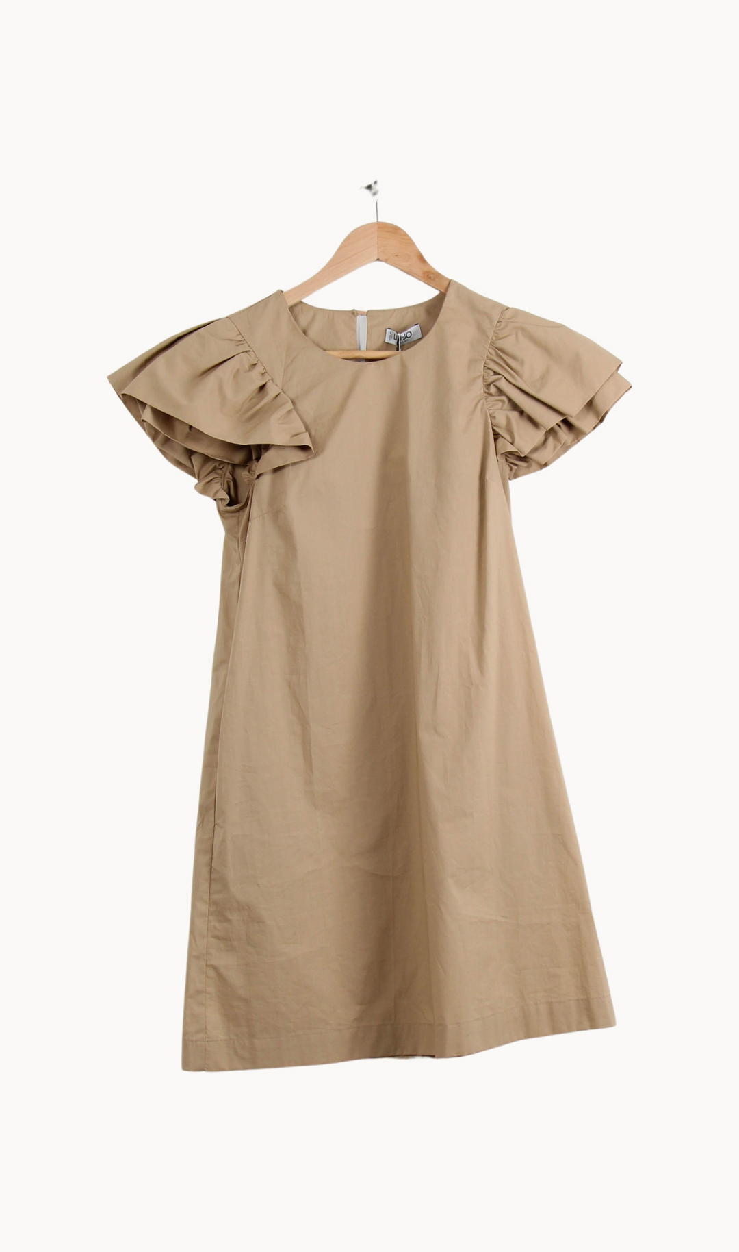 Robe Volantée Beige - Taille XS/34 de la marque Liu Jo | PARAD66593 - Vendu par Paradigme - Image 2