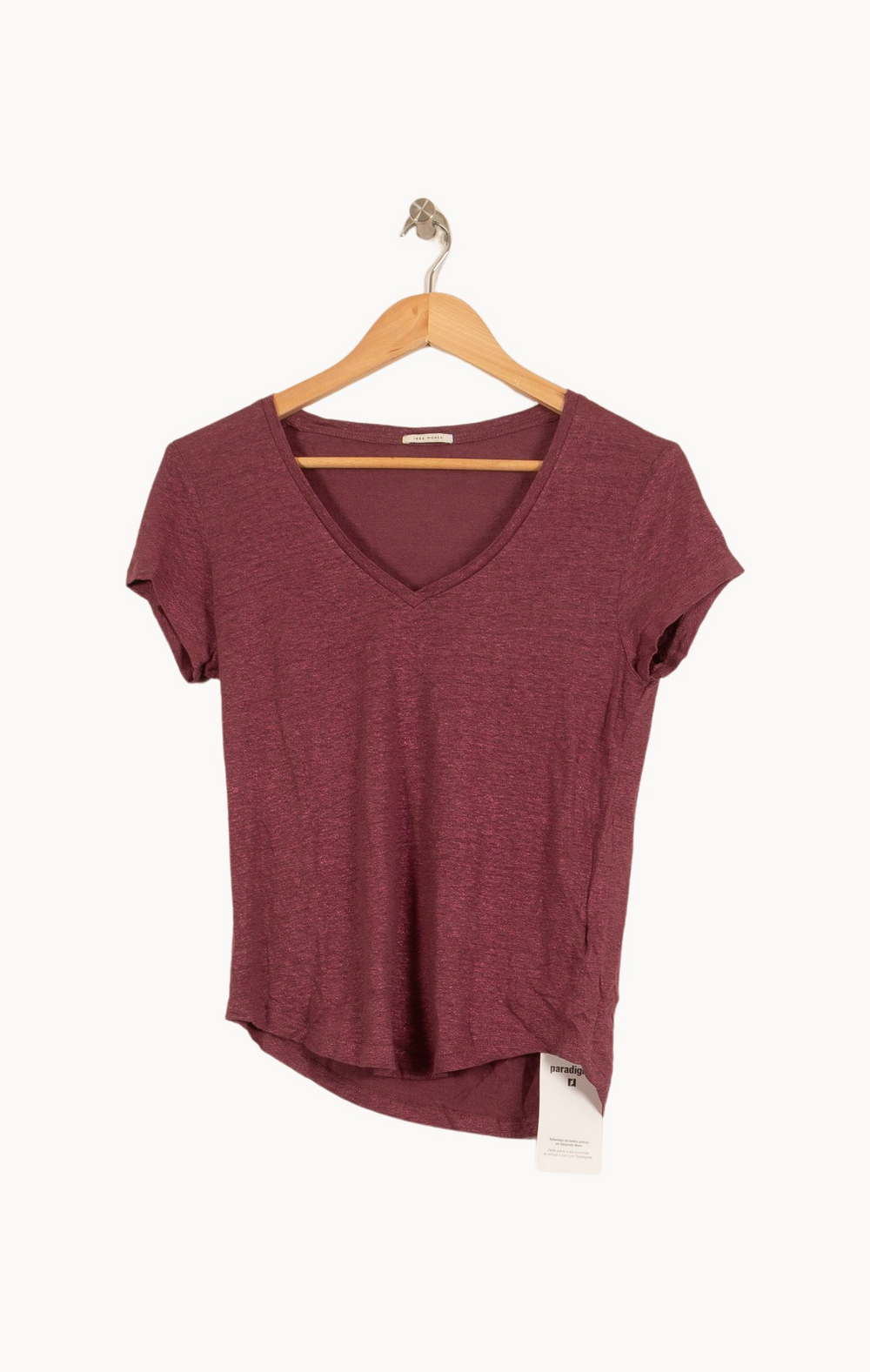 Tee-shirt Violet - Taille XS/34 de la marque IKKS | PARAD50010 - Vendu par Paradigme - Image 2