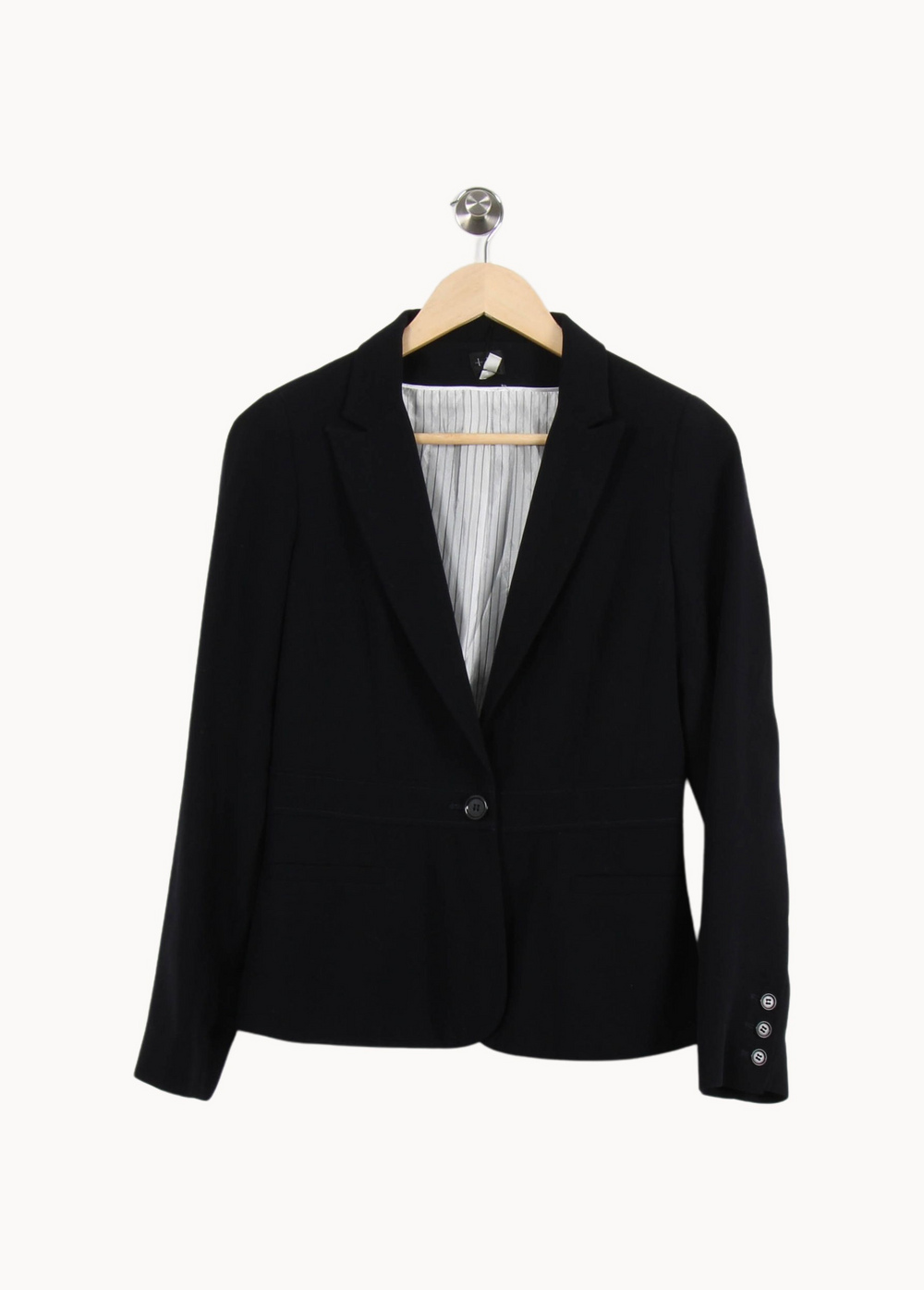 Veste De Tailleur Noire - Taille S/36 de la marque Maison 123 | PARAD35552 - Vendu par Paradigme - Image 2