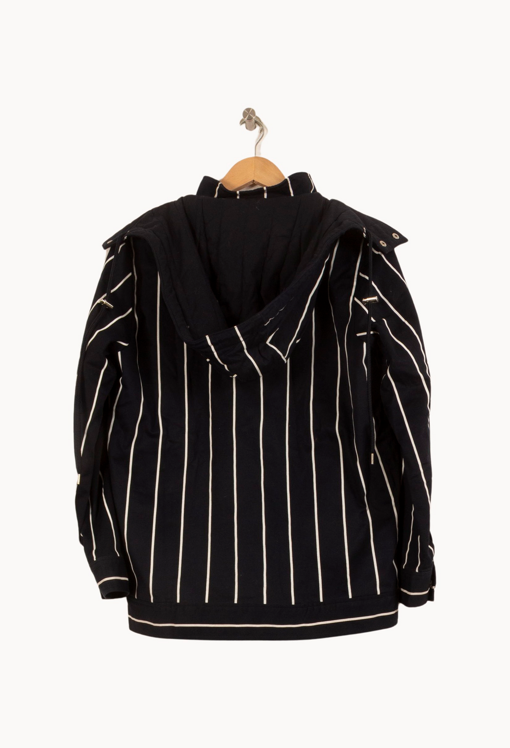 Parka Bleu et Blanche - Taille M/38 de la marque Claudie Pierlot | PARAD45934 - Vendu par Paradigme - Image 4