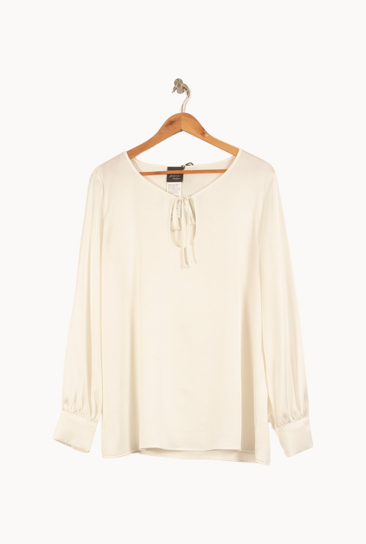 Blouse Blanche - Taille XL/42 de la marque Marina Rinaldi | PARAD64953 - Vendu par Paradigme - Image 2