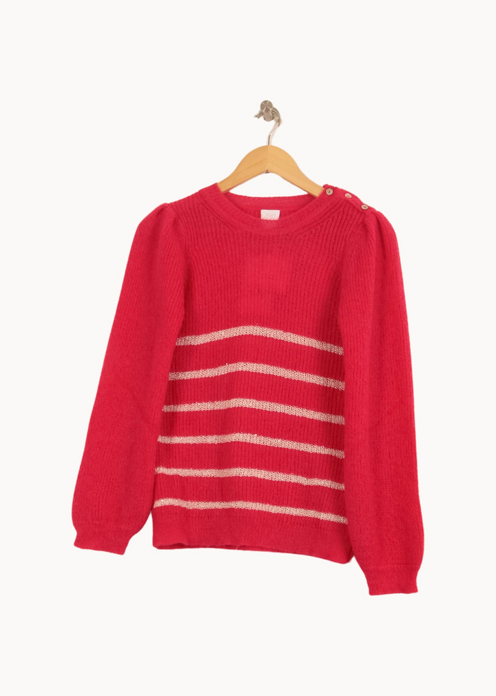 Pull Rose et Blanc - Taille XS/34 de la marque Karl Marc John | PARAD63875 - Vendu par Paradigme - Image 2