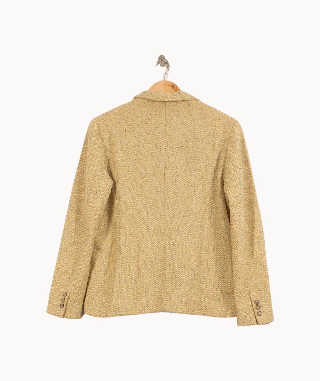 Blazer Jaune - Taille XXL/44 de la marque Max Mara | PARAD65104 - Vendu par Paradigme - Image 4