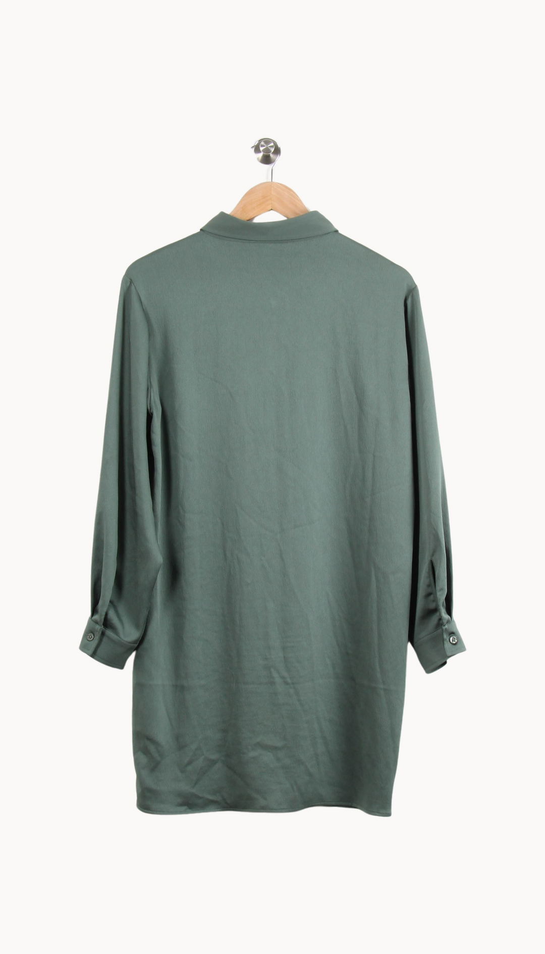Robe Chemise Verte - Taille M/38 de la marque ba&sh | PARAD44960 - Vendu par Paradigme - Image 4