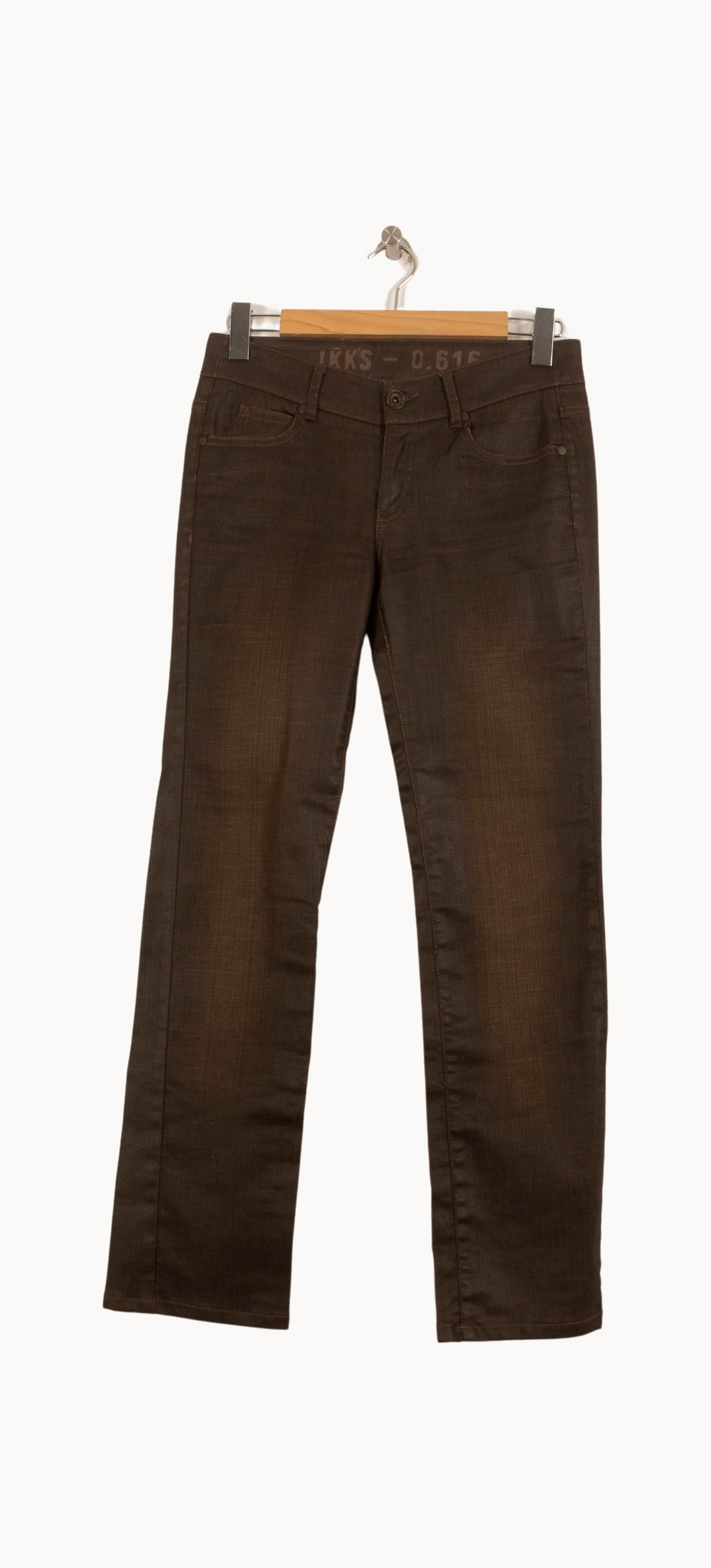 Jean Marron - Taille M/38 de la marque IKKS | PARAD65339 - Vendu par Paradigme - Image 2
