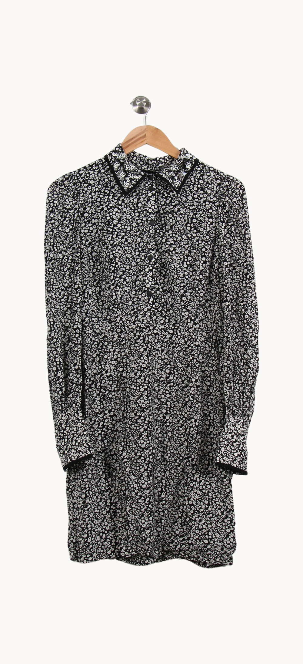 Robe Courte Noire et Blanche - Taille S/36 de la marque Essentiel Antwerp | PARAD50080 - Vendu par Paradigme - Image 2