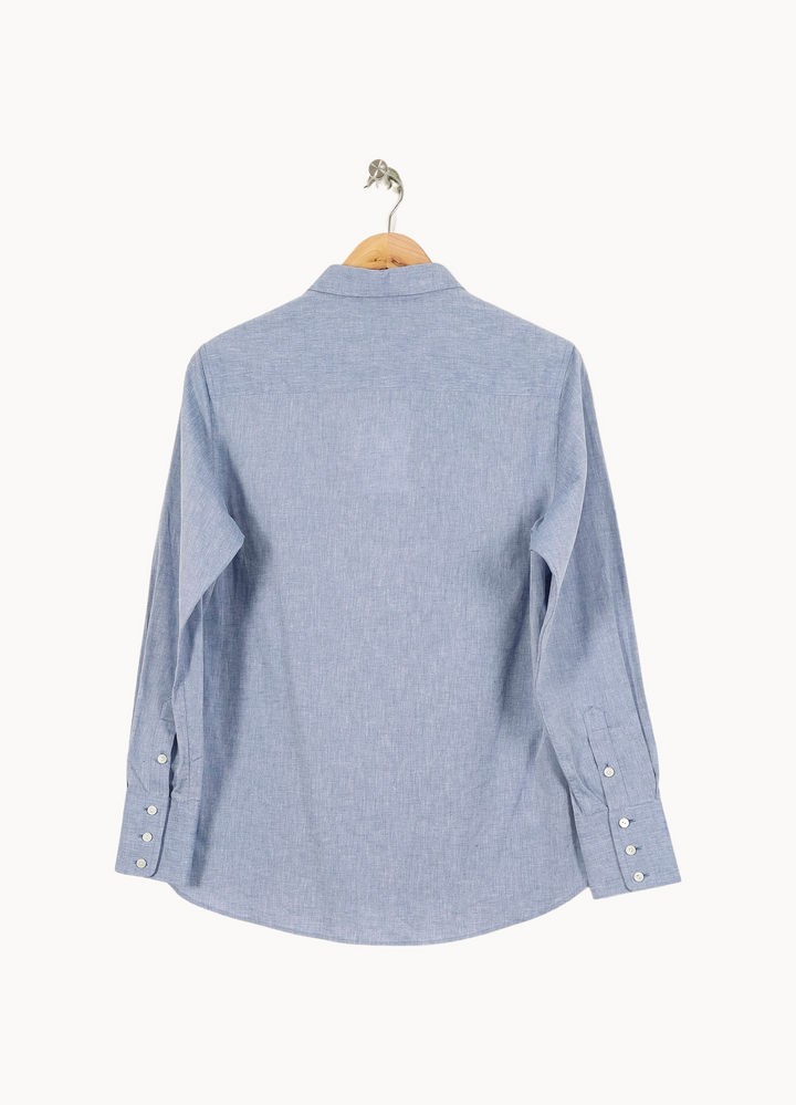 Chemise Bleue - Taille S/36 de la marque Ines de la Fressange Paris | PARAD67918 - Vendu par Paradigme - Image 4