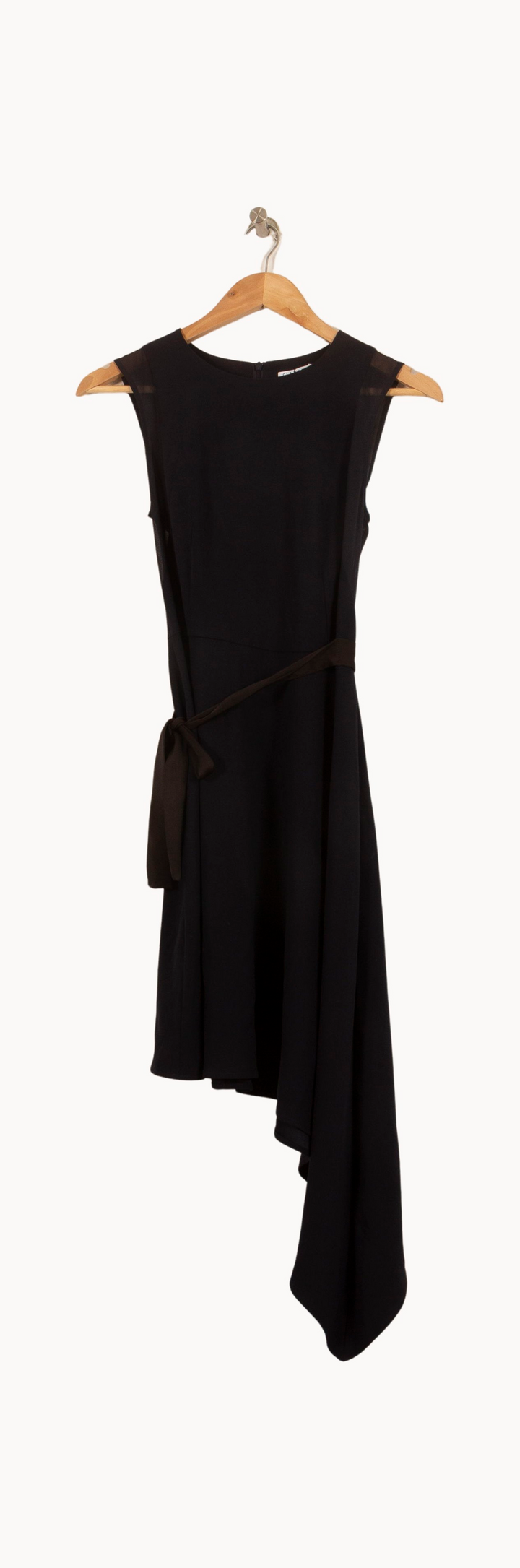Robe Asymétrique Noire - Taille S/36 de la marque Claudie Pierlot | PARAD51412 - Vendu par Paradigme - Image 2