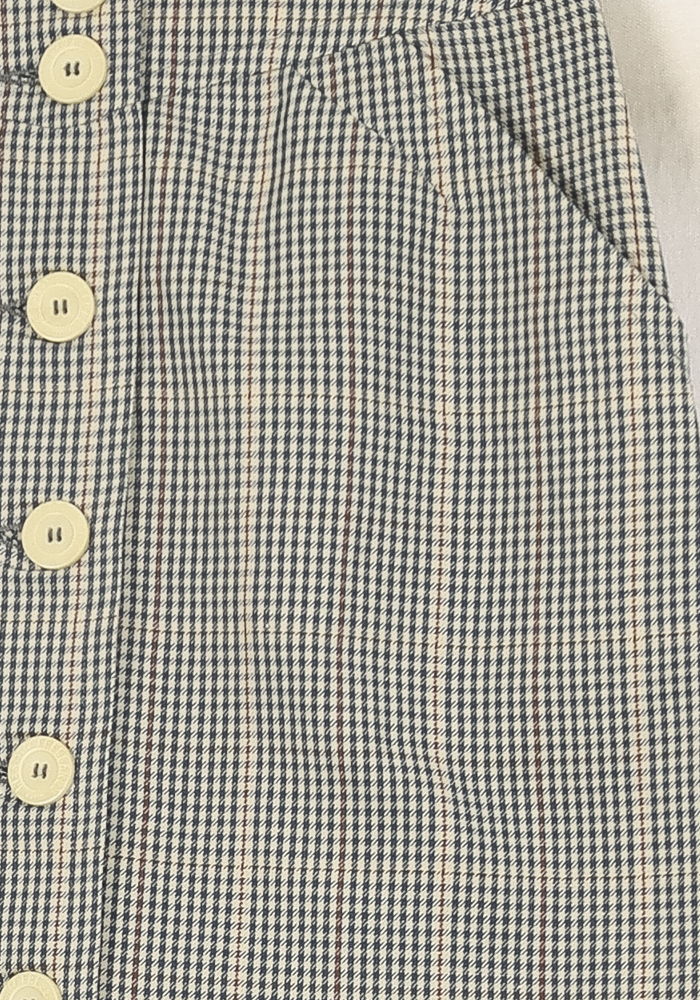 Jupe Courte Bleu et Beige - Taille S/36 de la marque Ines de la Fressange Paris | PARAD67933 - Vendu par Paradigme - Image 3