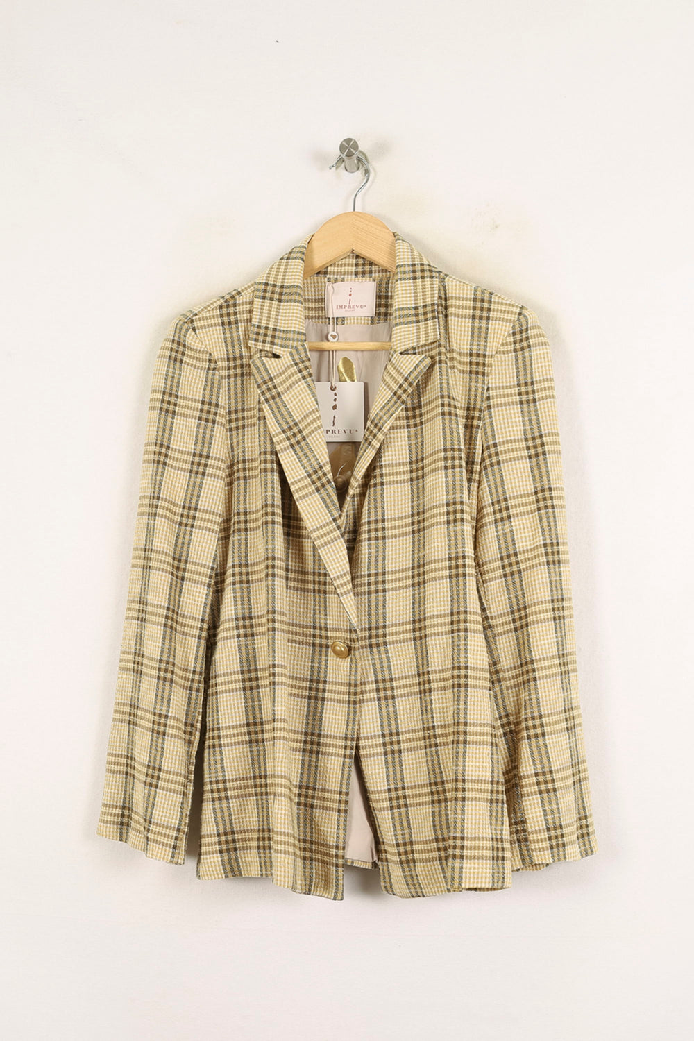 Blazer Beige et Marron - Taille S/36 de la marque Imprevu | PARAD73172 - Vendu par Paradigme - Image 2