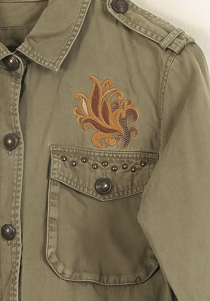 Veste Verte - Taille XS/34 de la marque IKKS | PARAD50820 - Vendu par Paradigme - Image 3
