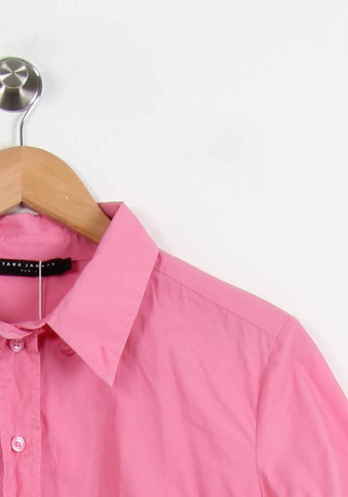 Chemise Rose - Taille M/38 de la marque Tara Jarmon | PARAD67087 - Vendu par Paradigme - Image 3