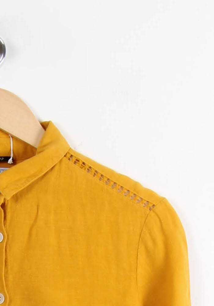 Chemise Jaune - Taille S/36 de la marque One Step | PARAD66580 - Vendu par Paradigme - Image 3