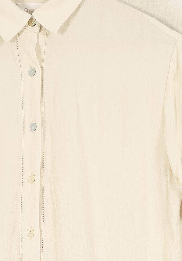 Robe Chemise Longue Blanche - Taille S/36 de la marque Grace & Mila | PARAD53941 - Vendu par Paradigme - Image 3